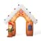Glitzhome® 8ft. LED Lighted Gingerbread House Inflatable Décor
